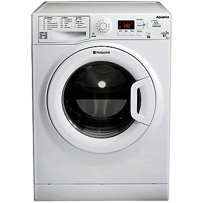 Hotpoint WMAQG741P Freestanding Washing Machine, 7kg Load, A+ Energy Rating, 1400rpm Spin, White